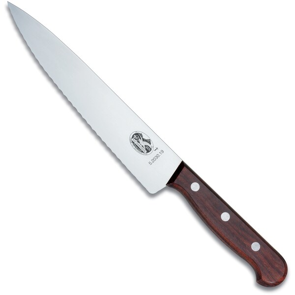 Swiss Army Brands Victorinox 40027 Kitchen Wood Chef'S - Serrated , 70.5In Narrow, Stiff Blade, 10.5In Width VIC-5.2030.19 - main